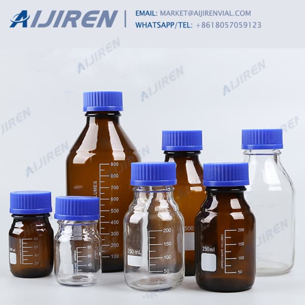 Cap Transparent amber reagent bottle